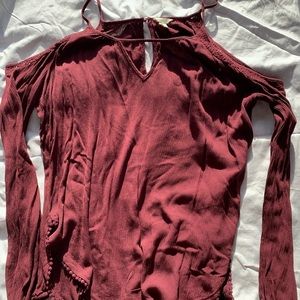 Maroon Aeropostale Blouse.